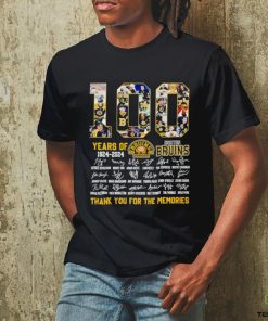Get it now 100 years of 1924 2024 Boston Bruins thank you for the memories shirt
