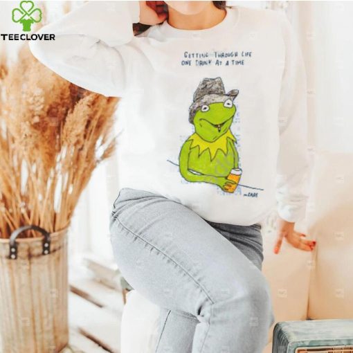 Getting Through Life One Drink At A Time shirt, hoodie, tank top, sweater and long sleeve t shirt