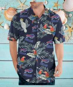 Buffalo Bills Tropical Parrot Hawaiian Shirt Buffalo Bills Hawaiian Shirt Buffalo Bills gift for Fan