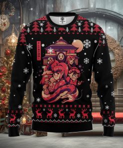 Ghibli Spirited Away Anime Ugly Christmas Sweater Christmas Giift