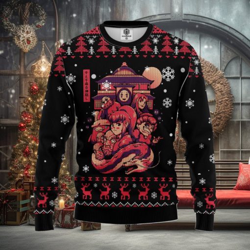 Ghibli Spirited Away Anime Ugly Christmas Sweater Christmas Giift