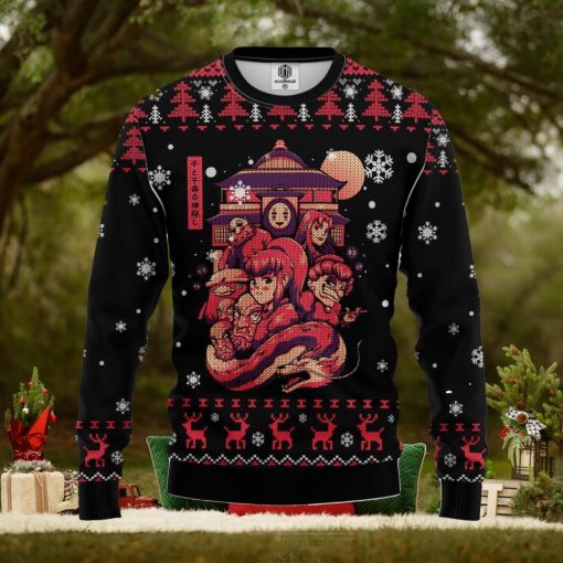 Ghibli Spirited Away Anime Ugly Christmas Sweater Christmas Giift
