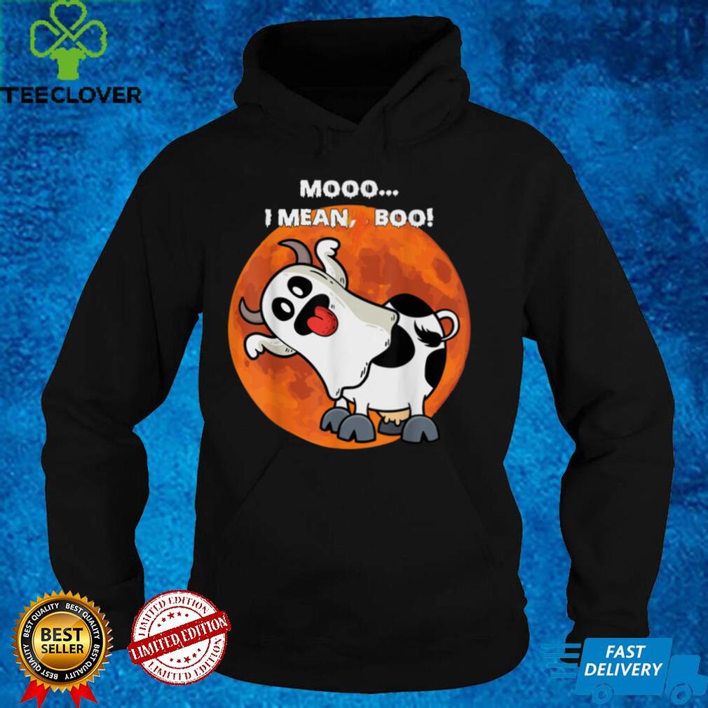 Ghost Cow Moo I Mean Boo Pumpkin Moon Halloween T Shirt (1) Ghost Cow Moo I Mean Boo Pumpkin Moon Halloween T Shirt (1)