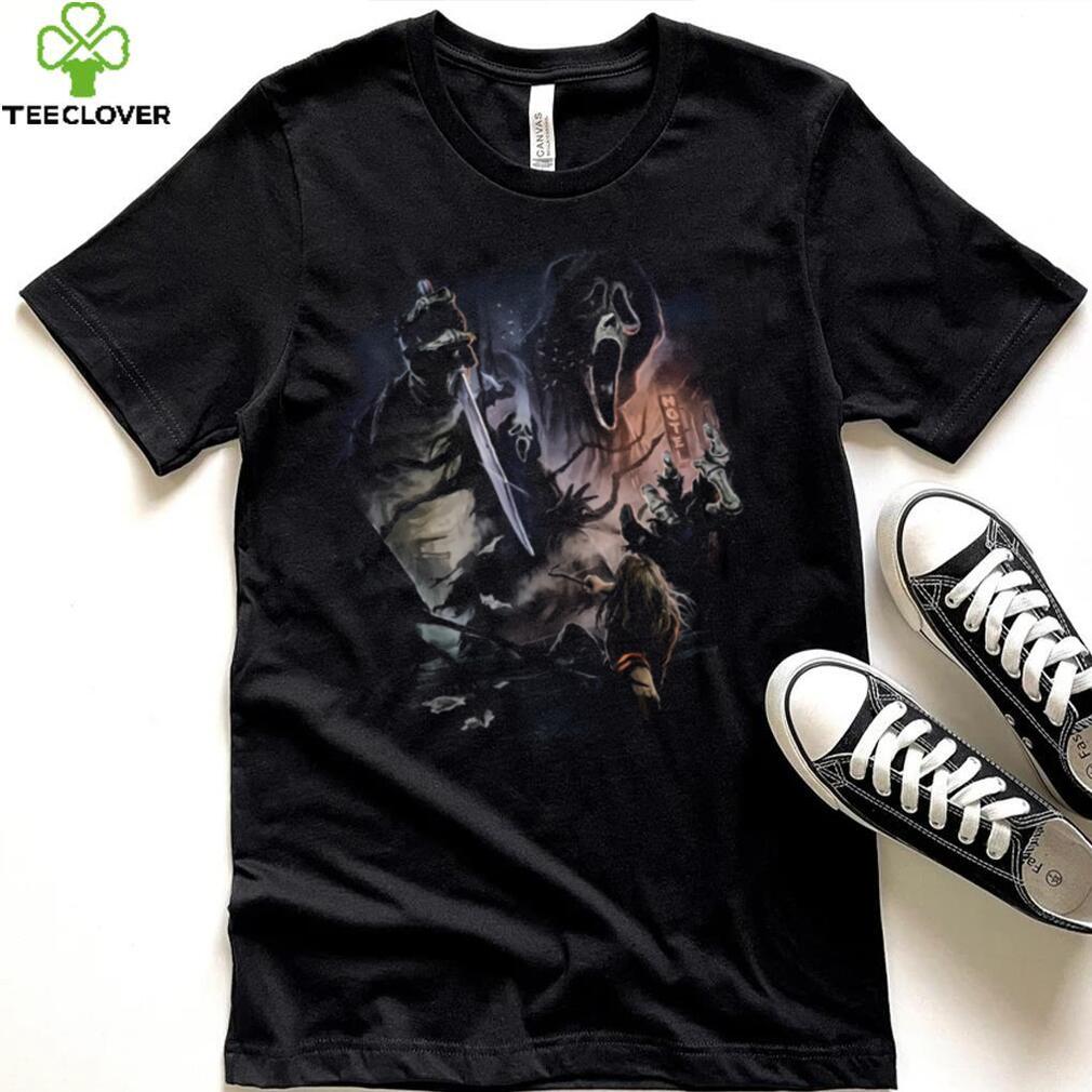 Ghost Face Nightmare City   T Shirt