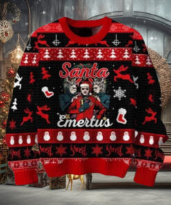 Ghost Merry Christmas Santa Emertus Chirstmas Gifts 2024 Xmas For Family And Friends Ugly Sweater