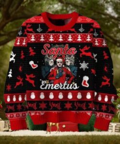 Ghost Merry Christmas Santa Emertus Chirstmas Gifts 2024 Xmas For Family And Friends Ugly Sweater