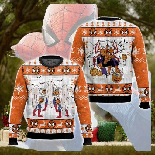 Ghost Three Spider Man Ugly Sweater
