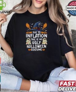 Ghost pumpkin due to inflation this is my ugly halloween costume 2024 T shirt