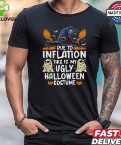 Ghost pumpkin due to inflation this is my ugly halloween costume 2024 T shirt