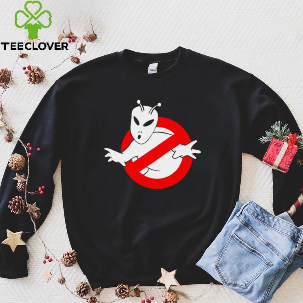 Ghostbuster X Alien Alienbusters logo shirt Ghostbuster X Alien Alienbusters logo shirt