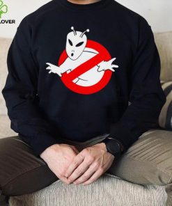 Ghostbuster X Alien Alienbusters logo shirt