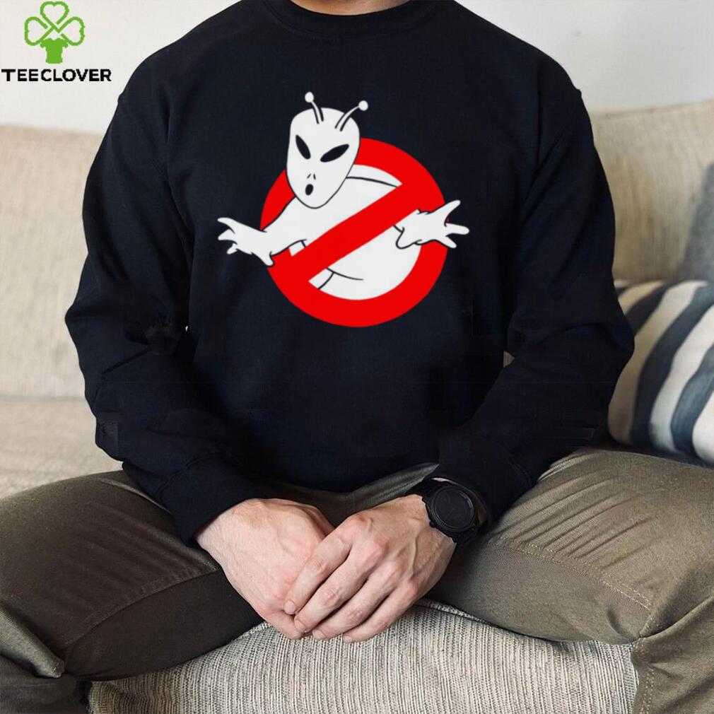 Ghostbuster X Alien Alienbusters logo shirt Ghostbuster X Alien Alienbusters logo shirt