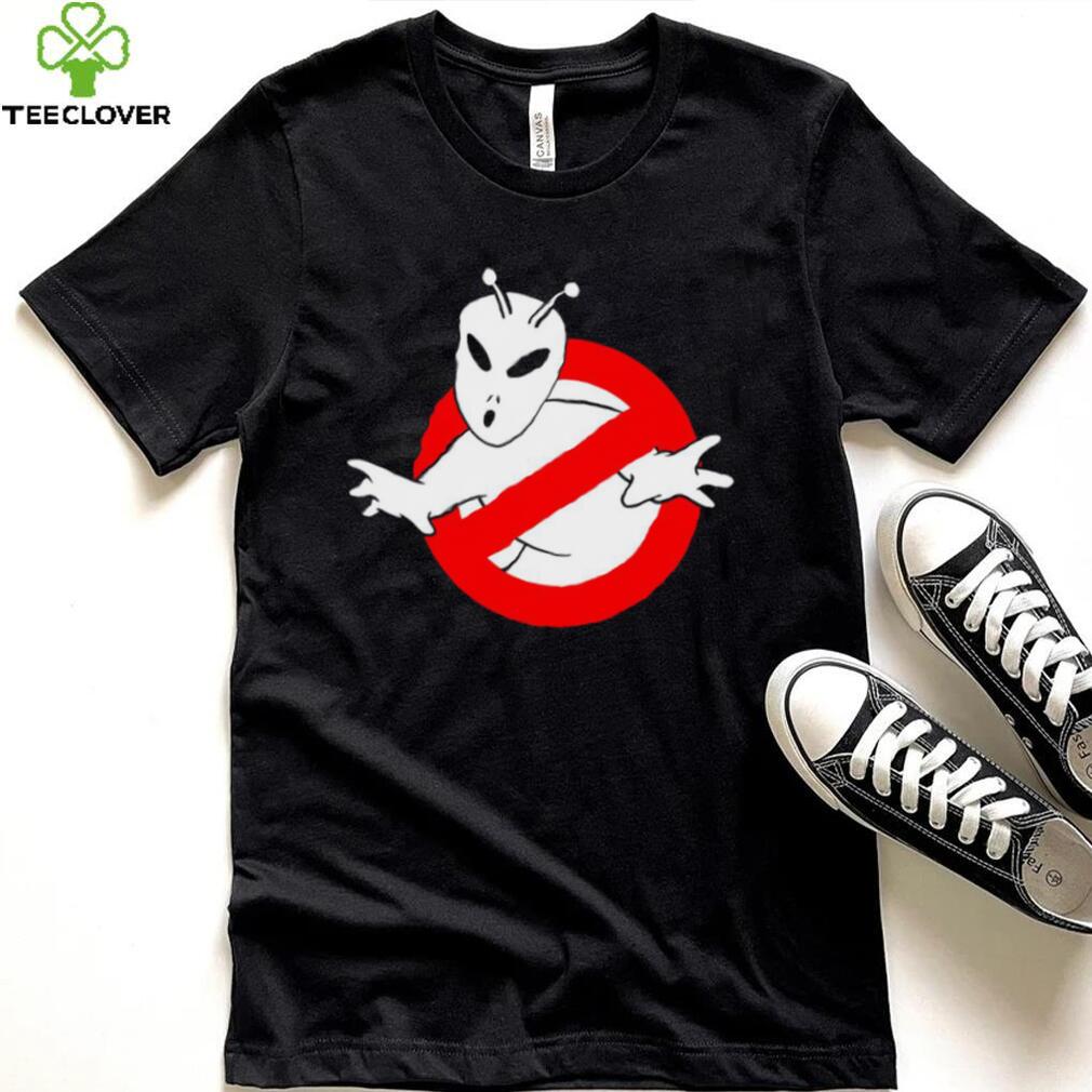 Ghostbuster X Alien Alienbusters logo shirt Ghostbuster X Alien Alienbusters logo shirt