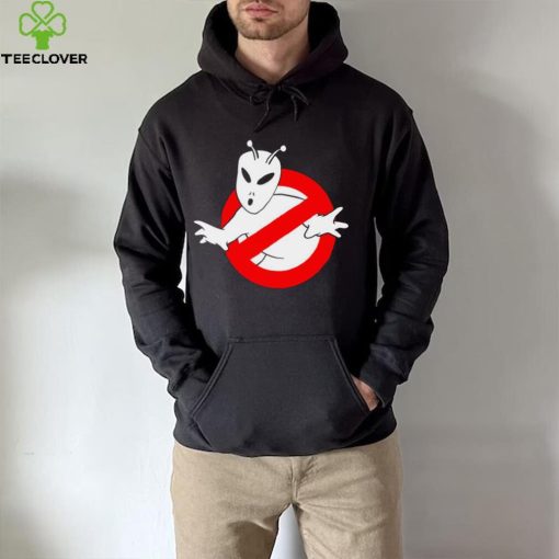 Ghostbuster X Alien Alienbusters logo shirt