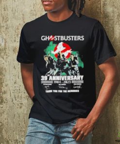 Ghostbusters 39th Anniversary 1984 – 2023 Thank You For The Memories Signature T shirt