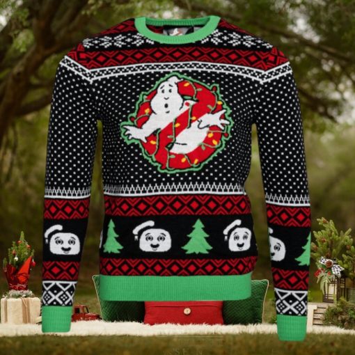 Ghostbusters LED Light Up Ugly Christmas Sweater