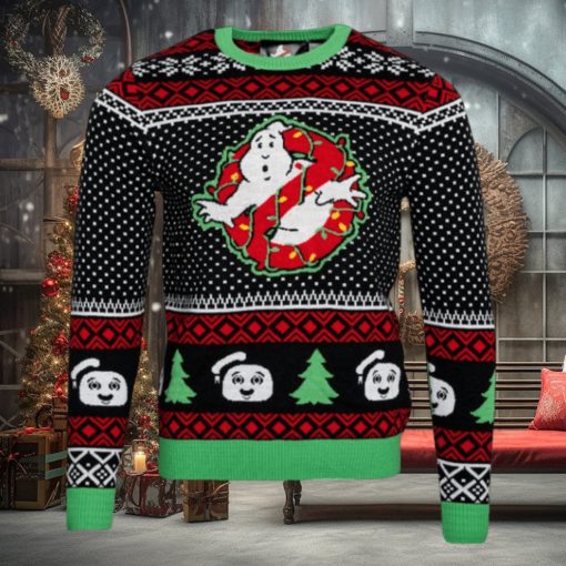 Ghostbusters LED Light Up Ugly Christmas Sweater