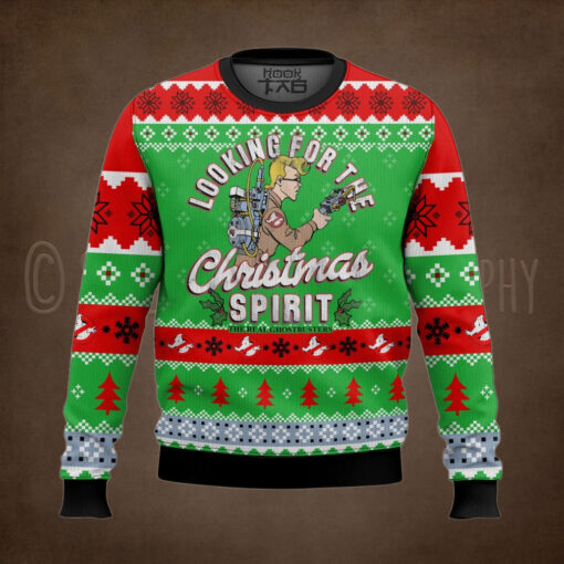 Ghostbusters, Looking for Christmas Spirit Ugly Sweater