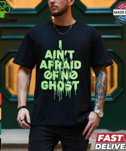 Ghostbusters Neon Green Text Shirt