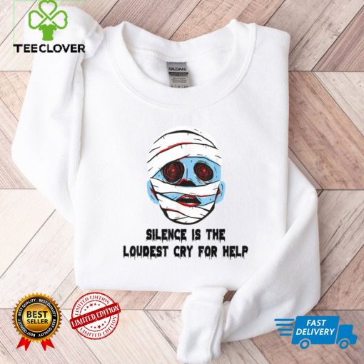 Ghostcore Silence Is The Loudest Cry For Help Halloween T Shirt