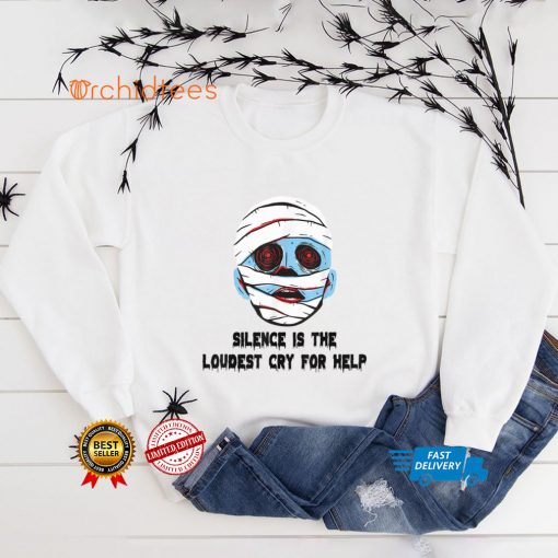 Ghostcore Silence Is The Loudest Cry For Help Halloween T Shirt