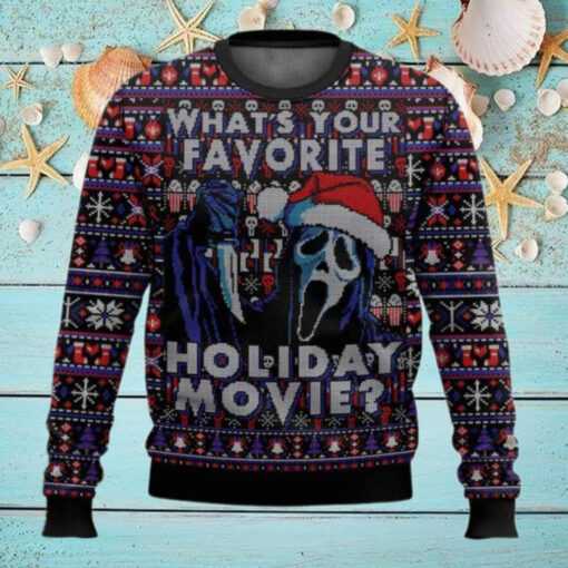 Ghostface What’s Your Favorite Holiday Movie Ugly Christmas Sweater
