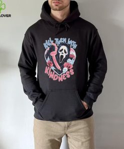 Ghostface kill them with kindness hoodie, sweater, longsleeve, shirt v-neck, t-shirt