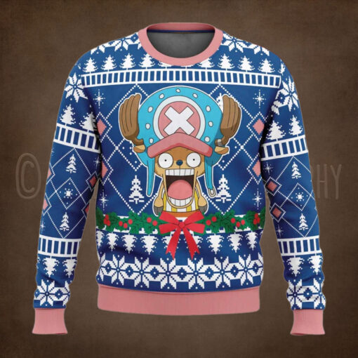 Tony Tony Chopper One Piece Ugly Christmas Sweater