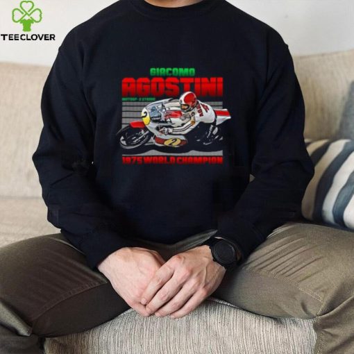 Giacomo Agostini Legend 70s Retro T Shirt