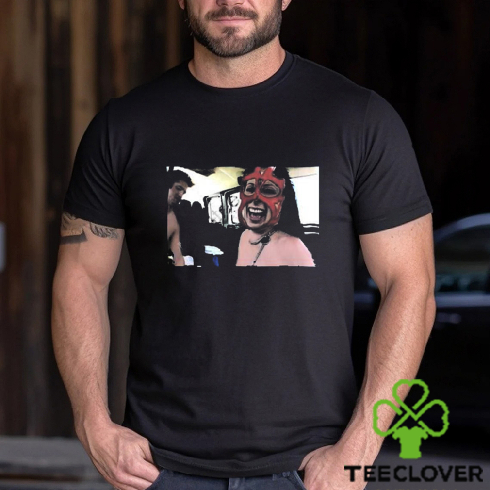 Gianna Michaels big van Vader mask t shirt Gianna Michaels big van Vader mask t shirt