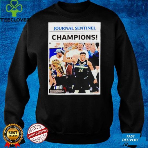 Giannis Antetokounmpo Journal Sentinel Champions hoodie, sweater, longsleeve, shirt v-neck, t-shirt