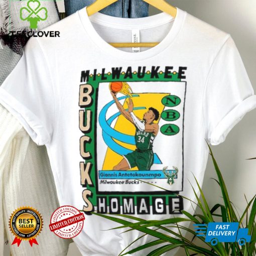 Giannis Antetokounmpo Milwaukee Bucks Homage Unisex SkyBox Player Tri Blend T Shirt