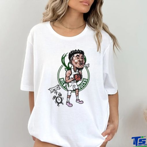 Giannis Antetokounmpo Milwaukee Bucks Player Cartoon shirt