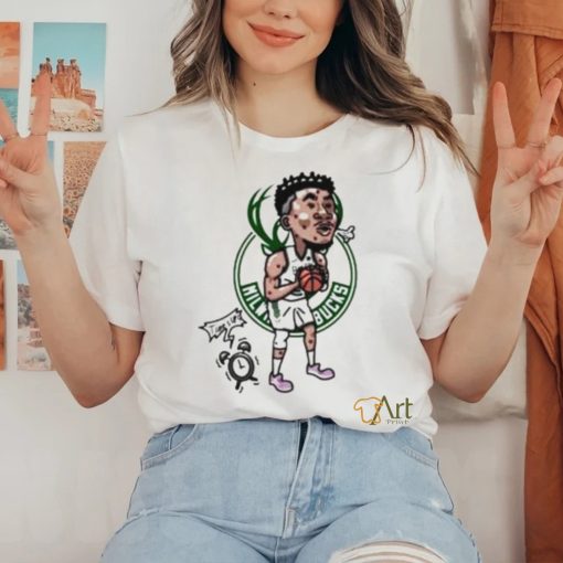 Giannis Antetokounmpo Milwaukee Bucks Player Cartoon shirt