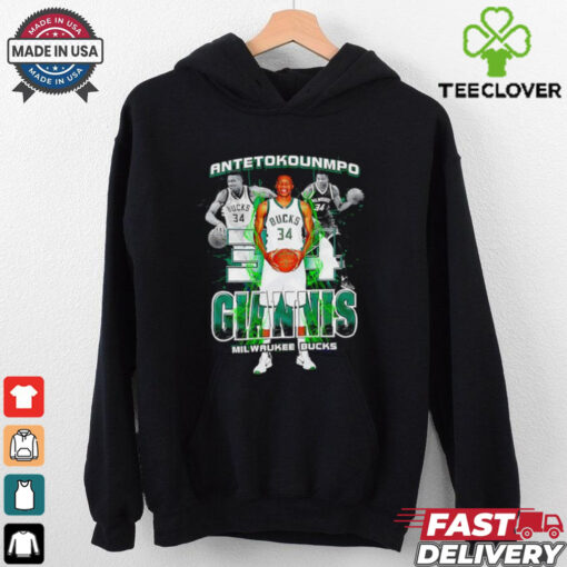 Giannis Antetokounmpo Milwaukee Bucks player MVP shirt