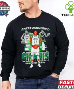 Giannis Antetokounmpo Milwaukee Bucks player MVP shirt