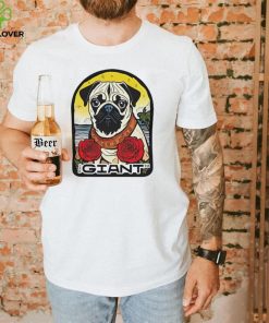 Giant beard pug shirt