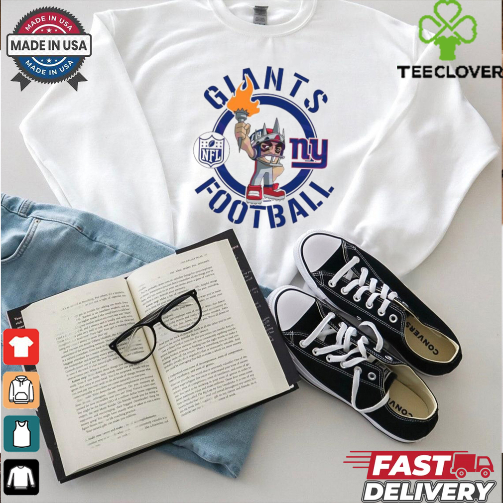 Giants Football Nfl Rush Zone Cartoon Character Shirt Giants Football Nfl Rush Zone Cartoon Character Shirt