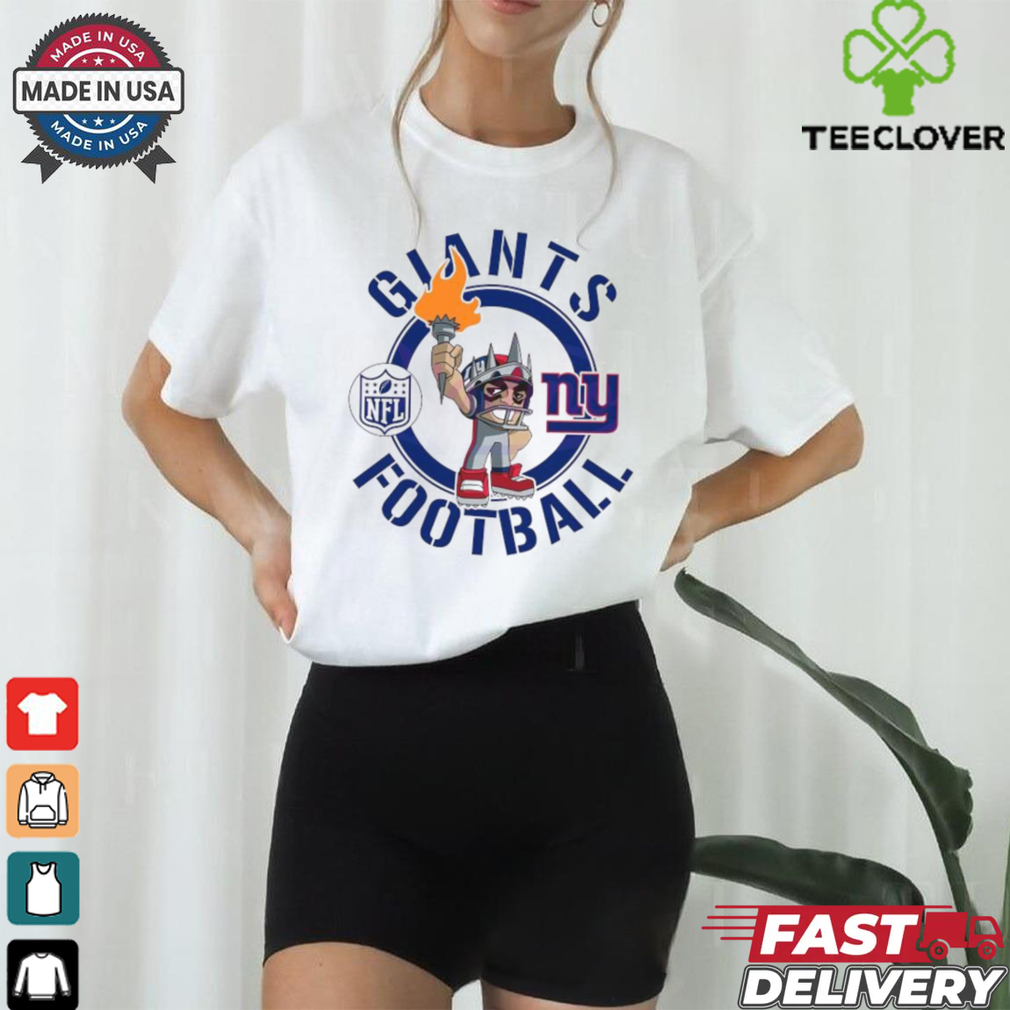 Giants Football Nfl Rush Zone Cartoon Character Shirt Giants Football Nfl Rush Zone Cartoon Character Shirt