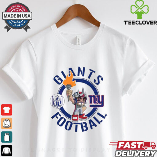 Giants Football Nfl Rush Zone Cartoon Character Shirt