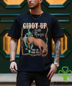 Giddy Up Jingle Horse Pick Up Your Feet Comfort Shirt