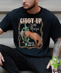 Giddy Up Jingle Horse Pick Up Your Feet Comfort Shirt