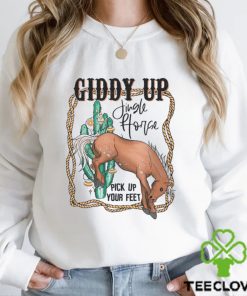 Giddy Up Jingle Horse Pick Up Your Feet Comfort T Shirt