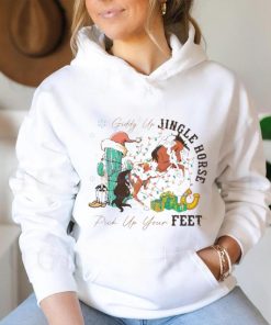 Giddy up jingle horse pick up your feet hoodie, sweater, longsleeve, shirt v-neck, t-shirt