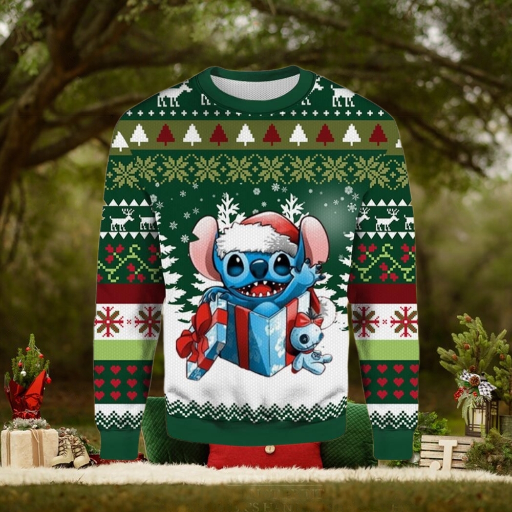 Gift Box Stitch For Christmas Gifts Ugly Christmas Wool Knitted Sweater Gift Box Stitch For Christmas Gifts Ugly Christmas Wool Knitted Sweater