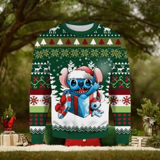 Gift Box Stitch Ugly Christmas Sweater