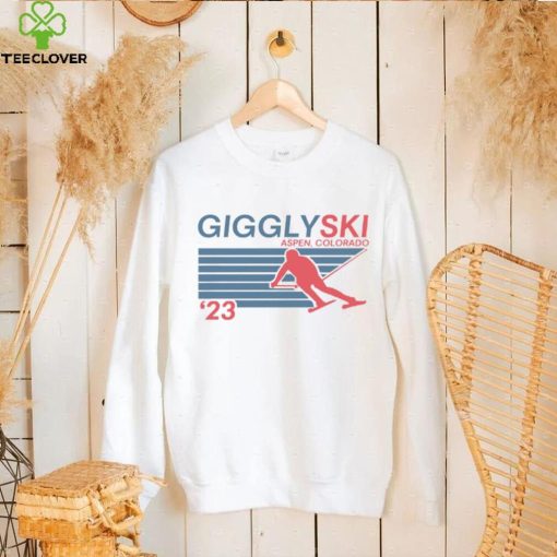 Giggly Squad Ski Sport Grey Boyfriend Hoodie