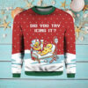 Firefighter Fire Ugly Christmas Sweater