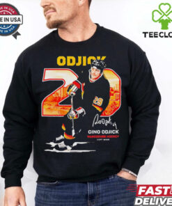 Gino Odjick Vancouver Hockey Throwback Signature shirt