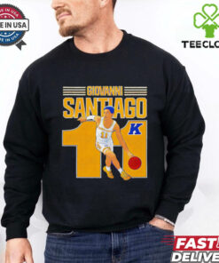 Giovanni Santiago Kent State Golden Flashes caricature shirt